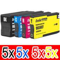 20 Pack Compatible HP 965XL Ink Cartridge Set (5BK,5C,5M,5Y) 3JA84AA 3JA81AA 3JA82AA 3JA83AA