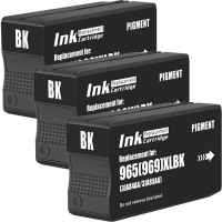 3 x Compatible HP 965XL Black Ink Cartridge 3JA84AA