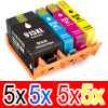 20 Pack Compatible HP 915XL Ink Cartridge Set (5BK,5C,5M,5Y) 3YM22AA 3YM19AA 3YM20AA 3YM21AA