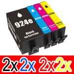8 Pack Compatible HP 924e Ink Cartridge Set (2BK,2C,2M,2Y) 4K0V0NA 4K0V7NA 4K0V8NA 4K0V9NA