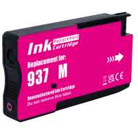 1 x Compatible HP 937 Magenta Ink Cartridge 4S6W3NA