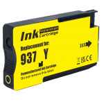 1 x Compatible HP 937 Yellow Ink Cartridge 4S6W4NA