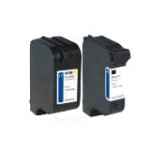 2 Pack Compatible HP 45 & 78 Black & Colour Ink Cartridge Set 51645AA C6578DA