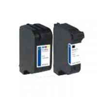 2 Pack Compatible HP 45 & 78 Black & Colour Ink Cartridge Set 51645AA C6578DA