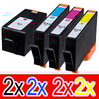 8 Pack Compatible HP 934XL 935XL Ink Cartridge Set (2BK,2C,2M,2Y) C2P23AA C2P24AA C2P25AA C2P26AA