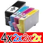 10 Pack Compatible HP 920XL Ink Cartridge Set (4BK,2C,2M,2Y) CD975AA CD972AA CD973AA CD974AA
