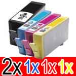 5 Pack Compatible HP 920XL Ink Cartridge Set (2BK,1C,1M,1Y) CD975AA CD972AA CD973AA CD974AA