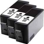3 x Compatible HP 920XL Black Ink Cartridge CD975AA