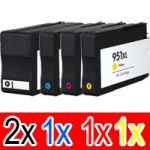 5 Pack Compatible HP 950XL 951XL Ink Cartridge Set (2BK,1C,1M,1Y) CN045AA CN046AA CN047AA CN048AA