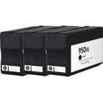 3 x Compatible HP 950XL Black Ink Cartridge CN045AA