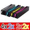 10 Pack Compatible HP 970XL 971XL Ink Cartridge Set (4BK,2C,2M,2Y) CN625AA CN626AA CN627AA CN628AA