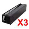 3 x Compatible HP 970XL Black Ink Cartridge CN625AA