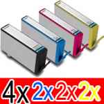 10 Pack Compatible HP 564XL Ink Cartridge Set (4BK,2C,2M,2Y) CN684WA CB323WA CB324WA CB325WA