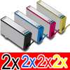 8 Pack Compatible HP 564XL Ink Cartridge Set (2BK,2C,2M,2Y) CN684WA CB323WA CB324WA CB325WA