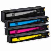 4 Pack Compatible HP 980 Ink Cartridge Set (1BK,1C,1M,1Y) D8J07A D8J08A D8J10A D8J09A
