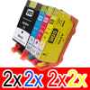 8 Pack Compatible HP 905XL Ink Cartridge Set (2BK,2C,2M,2Y) T6M17AA T6M05AA T6M09AA T6M13AA