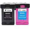 2 Pack Compatible HP 804XL Black & Colour Ink Cartridge Set T6N12AA T6N11AA