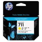 1 x Genuine HP 711 Yellow 3-Pack Ink Cartridge CZ136A