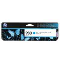 1 x Genuine HP 980 Cyan Ink Cartridge D8J07A