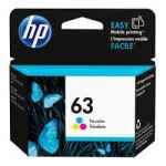 1 x Genuine HP 63 Colour Ink Cartridge F6U61AA