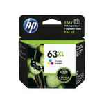 1 x Genuine HP 63XL Colour Ink Cartridge F6U63AA