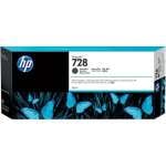 1 x Genuine HP 728 Matte Black Ink Cartridge F9J68A 3WX30A