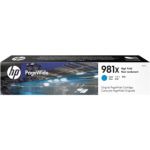 1 x Genuine HP 981X Cyan Ink Cartridge L0R09A