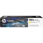 1 x Genuine HP 981X Yellow Ink Cartridge L0R11A