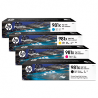 HP 981X (L0R09A - L0R12A) Ink Cartridges