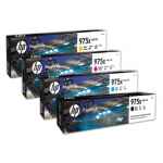 4 Pack Genuine HP 975X Ink Cartridge Set (1BK,1C,1M,1Y) L0S09AA L0S00AA L0S03AA L0S06AA