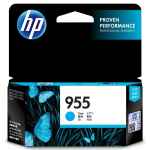 1 x Genuine HP 955 Cyan Ink Cartridge L0S51AA