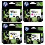4 Pack Genuine HP 905XL Ink Cartridge Set (1BK,1C,1M,1Y) T6M17AA T6M05AA T6M09AA T6M13AA