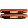 2 x Compatible HP CE310A Black Toner Cartridge 126A