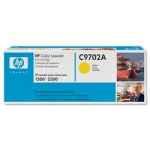 1 x Genuine HP C9702A Yellow Toner Cartridge 121A