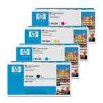 4 Pack Genuine HP C9730A C9731A C9732A C9733A Toner Cartridge Set 645A