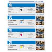 4 Pack Genuine HP CB540A CB541A CB542A CB543A Toner Cartridge Set 125A