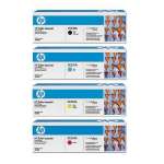 4 Pack Genuine HP CC530A CC531A CC532A CC533A Toner Cartridge Set 304A