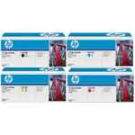 4 Pack Genuine HP CE270A CE271A CE272A CE273A Toner Cartridge Set 650A