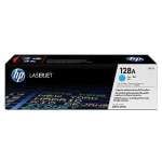 1 x Genuine HP CE321A Cyan Toner Cartridge 128A