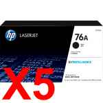 5 x Genuine HP CF276A Toner Cartridge 76A