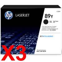 3 x Genuine HP CF289Y Toner Cartridge 89Y