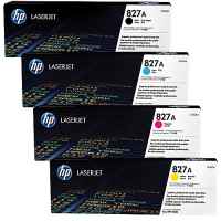 4 Pack Genuine HP CF300A CF301A CF302A CF303A Toner Cartridge Set 827A