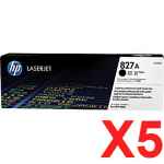 5 x Genuine HP CF300A Black Toner Cartridge 827A