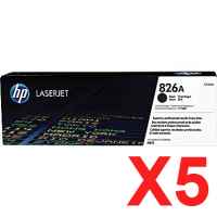 5 x Genuine HP CF310A Black Toner Cartridge 826A