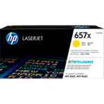 1 x Genuine HP CF472X Yellow Toner Cartridge 657X