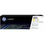 1 x Genuine HP CF502X Yellow Toner Cartridge 202X