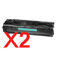 2 x Compatible HP C3906A Toner Cartridge 06A