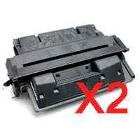 2 x Compatible HP C4127X Toner Cartridge 27X