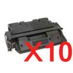 10 x Compatible HP C8061X Toner Cartridge 61X