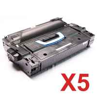 5 x Compatible HP C8543X Toner Cartridge 43X
